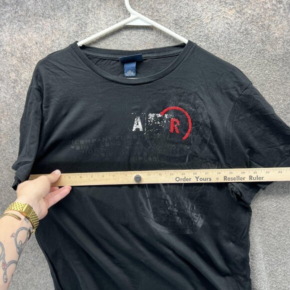 Polo Ralph Lauren Shirt Mens Large Black Custom Fit APR Graphic Bleecker Tee - Picture 4 of 11